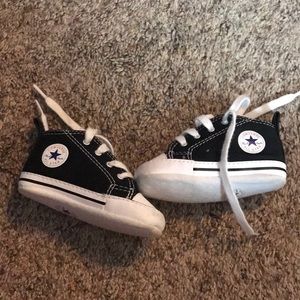 Black Converse shoes for toddlers